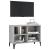 Comodă TV cu picioare metalice, gri sonoma, 69,5x30x50 cm GartenMobel Dekor