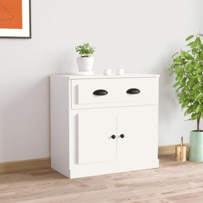 Servantă, alb, 70x35,5x67,5 cm, lemn prelucrat GartenMobel Dekor