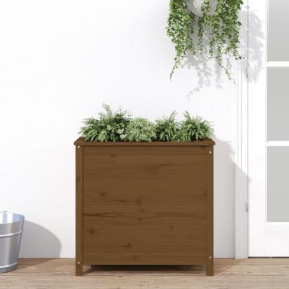Jardinieră de grădină, maro miere, 82,5x40x78 cm lemn masiv pin GartenMobel Dekor