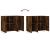 Dulap, stejar fumuriu, 90x34x80 cm, lemn compozit GartenMobel Dekor