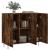 Dulap, stejar fumuriu, 90x34x80 cm, lemn compozit GartenMobel Dekor