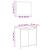 Set mobilier de baie, 2 piese, stejar fumuriu, lemn prelucrat GartenMobel Dekor