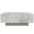 Măsuță de cafea cu lumini LED, gri beton, 80x80x31 cm GartenMobel Dekor