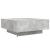 Măsuță de cafea cu lumini LED, gri beton, 80x80x31 cm GartenMobel Dekor