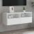 Comode TV de perete, alb, 80x30x30 cm, lemn prelucrat GartenMobel Dekor
