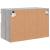 Comodă TV de perete cu lumini LED, gri sonoma, 60x30x40 cm GartenMobel Dekor