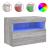 Comodă TV de perete cu lumini LED, gri sonoma, 60x30x40 cm GartenMobel Dekor