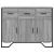 Dulap, gri sonoma, 97x32,5x74,5 cm, lemn prelucrat GartenMobel Dekor