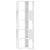 Bibliotecă 5 niveluri alb 50x50x179cm lemn prelucrat GartenMobel Dekor