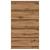 Dulap cu sertar, stejar artizanal, 60x36x103 cm, lemn prelucrat GartenMobel Dekor