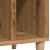 Dulap de discuri stejar artizanal, 100x38x48 cm, lemn prelucrat GartenMobel Dekor
