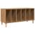 Dulap de discuri stejar artizanal, 100x38x48 cm, lemn prelucrat GartenMobel Dekor