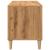 Dulap de discuri stejar artizanal, 100x38x48 cm, lemn prelucrat GartenMobel Dekor