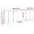 Dulap discuri, lemn vechi, 100x38x48 cm, lemn prelucrat GartenMobel Dekor