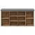 Bancă de pantofi stejar artizanal 102x32x50 cm lemn prelucrat GartenMobel Dekor