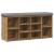 Bancă de pantofi stejar artizanal 102x32x50 cm lemn prelucrat GartenMobel Dekor