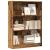 Bibliotecă, lemn vechi, 80x24x109 cm, lemn prelucrat GartenMobel Dekor