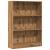 Bibliotecă, stejar artizanal, 80x24x109 cm, lemn prelucrat GartenMobel Dekor
