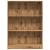 Bibliotecă, stejar artizanal, 80x24x109 cm, lemn prelucrat GartenMobel Dekor