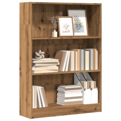 Bibliotecă, stejar artizanal, 80x24x109 cm, lemn prelucrat GartenMobel Dekor