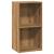 Bibliotecă, stejar artizanal, 40x30x77 cm, lemn prelucrat GartenMobel Dekor