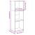 Bibliotecă, stejar fumuriu, 40x30x114 cm, lemn prelucrat GartenMobel Dekor