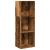 Bibliotecă, lemn vechi, 40x30x114 cm, lemn prelucrat GartenMobel Dekor