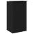 Birou de recepție negru 55x50x103,5 cm Lemn prelucrat GartenMobel Dekor