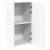 Dulap de depozitare alb 50x45x103,5 cm din lemn prelucrat GartenMobel Dekor