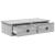 Raft de perete cu sertare Gri Sonoma 60x25x15 cm Lemn prelucrat GartenMobel Dekor