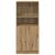 Dulap de bucătărie stejar artizanal 57x41,5x131,5 cm lemn GartenMobel Dekor