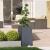 Jardinieră Antracit 40x80x80 cm Oțel GartenMobel Dekor