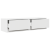 Dulap TV, alb, 100x31x25,5 cm, lemn prelucrat GartenMobel Dekor