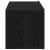 Dulap TV Montat pe Perete Negru din Lemn Compus 100x30x30 cm GartenMobel Dekor