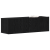 Dulap TV Montat pe Perete Negru din Lemn Compus 100x30x30 cm GartenMobel Dekor