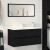 Cabinet de chiuvetă Stejar negru 90x38,5x45 cm Lemn prelucrat GartenMobel Dekor