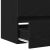 Cabinet de chiuvetă Stejar negru 90x38,5x45 cm Lemn prelucrat GartenMobel Dekor
