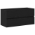 Cabinet de chiuvetă Stejar negru 90x38,5x45 cm Lemn prelucrat GartenMobel Dekor