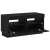 Dulap TV cu lumini LED Negru Stejar 80x35x40 cm Lemn prelucrat GartenMobel Dekor