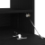 Dulap TV cu lumini LED Negru Stejar 80x35x40 cm Lemn prelucrat GartenMobel Dekor