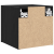 Dulap TV de perete, stejar negru, 30,5x30x30 cm GartenMobel Dekor