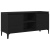 Dulap TV Negru Stejar 102x35x50 cm Lemn Prelucrat GartenMobel Dekor
