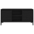 Dulap TV Negru Stejar 102x35x50 cm Lemn Prelucrat GartenMobel Dekor