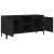 Dulap TV Negru Stejar 102x35x50 cm Lemn Prelucrat GartenMobel Dekor