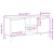 Dulap TV Negru Stejar 102x35x50 cm Lemn Prelucrat GartenMobel Dekor