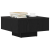 Mese de cafea  din lemn ingineresc, negre, 60 x 60 x 31,5 cm GartenMobel Dekor