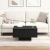 Mese de cafea  din lemn ingineresc, negre, 60 x 60 x 31,5 cm GartenMobel Dekor