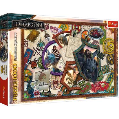 PUZZLE TREFL 1000 CUM SA ITI DRESEZI DRAGONUL EROII SuperHeroes ToysZone