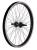 Roata Spate Bicicleta BMX Cerurim, Janta Simpla, 20 inch, 406X25, Negru Ultimate FactoryBikes