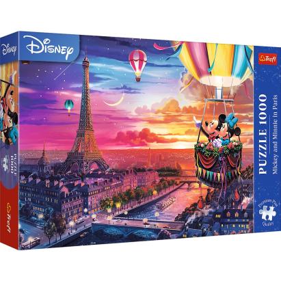 PUZZLE TREFL 1000 PREMIUM PLUS DISNEY MICKEY SI MINNIE IN PARIS SuperHeroes ToysZone